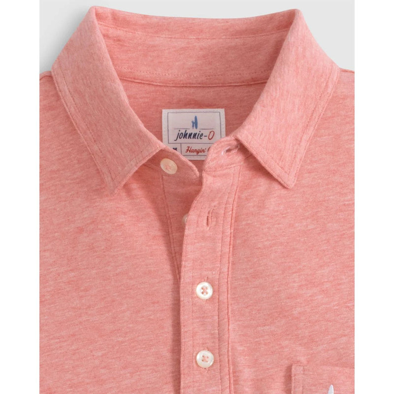 HEATHERED ORIGINAL POLO POMEGRANATE