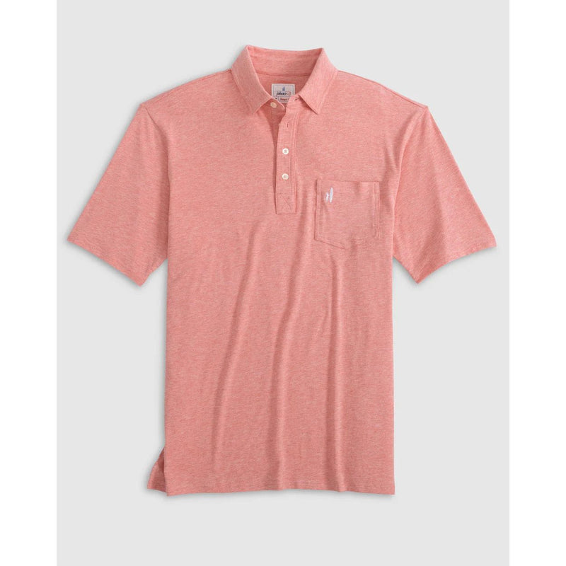 HEATHERED ORIGINAL POLO POMEGRANATE