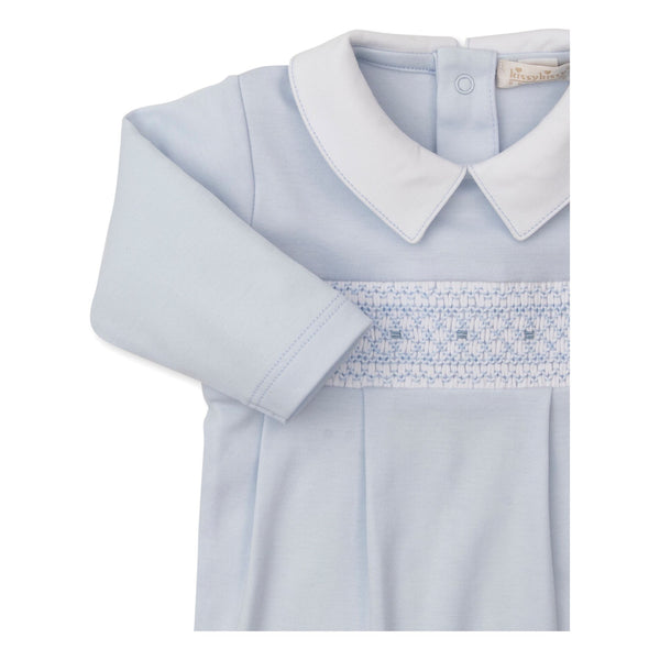 PLAYSUIT WITH HAND SMOCKING
