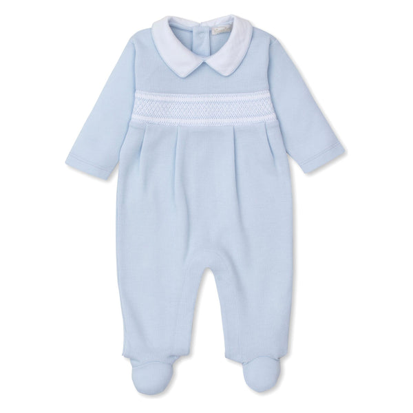 PUNTO INGLES SMOCKED FOOTIE