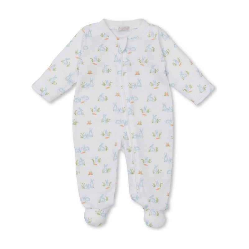 BABY BUNNY PATCH ZIP FOOTIE