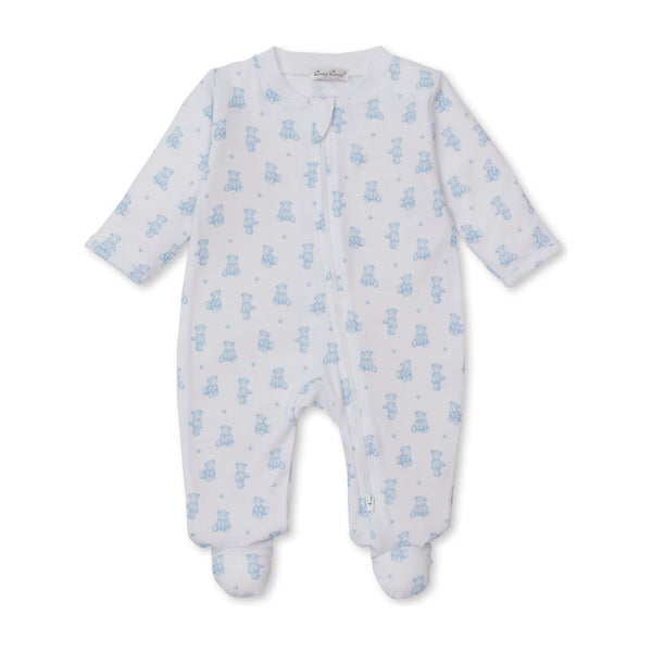 TEDDY BEAR TIME ZIP FOOTIE