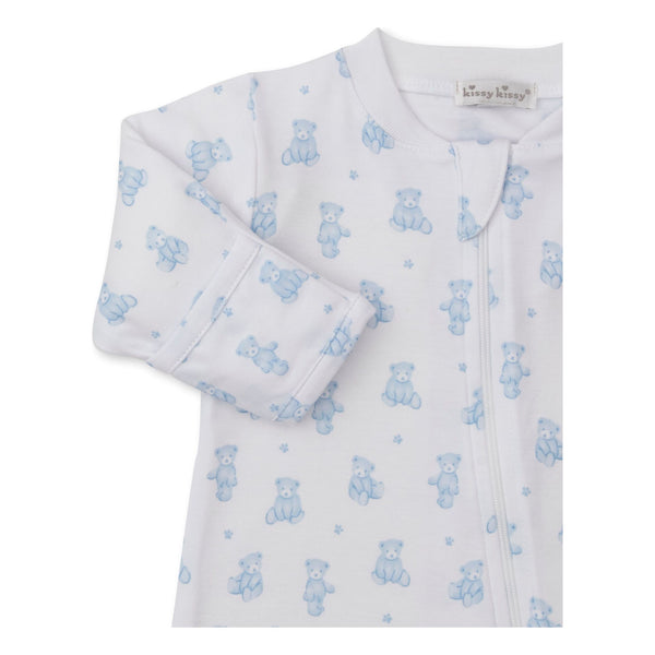 TEDDY BEAR TIME ZIP FOOTIE