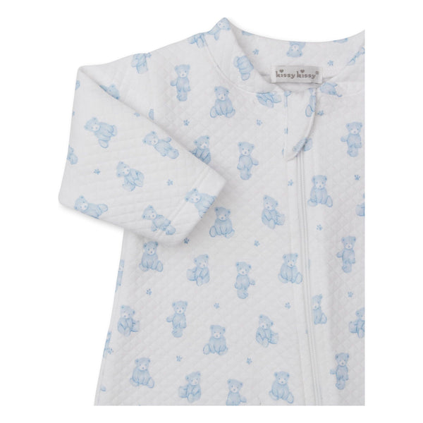 TEDDY BEAR TIME JAQUARD FOOTIE