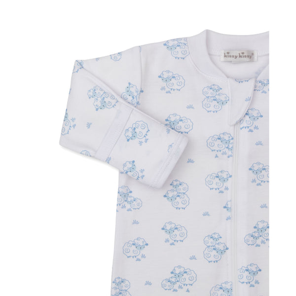 SWEET SHEEP ZIP FOOTIE