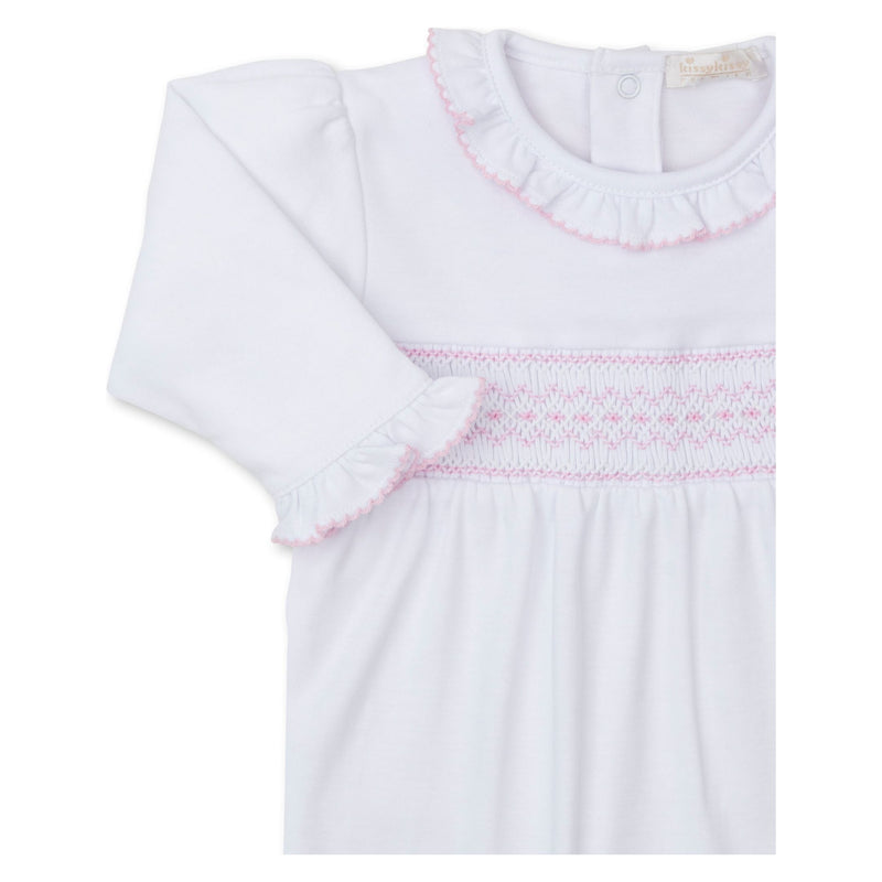 CLB HAND SMOCKED FOOTIE