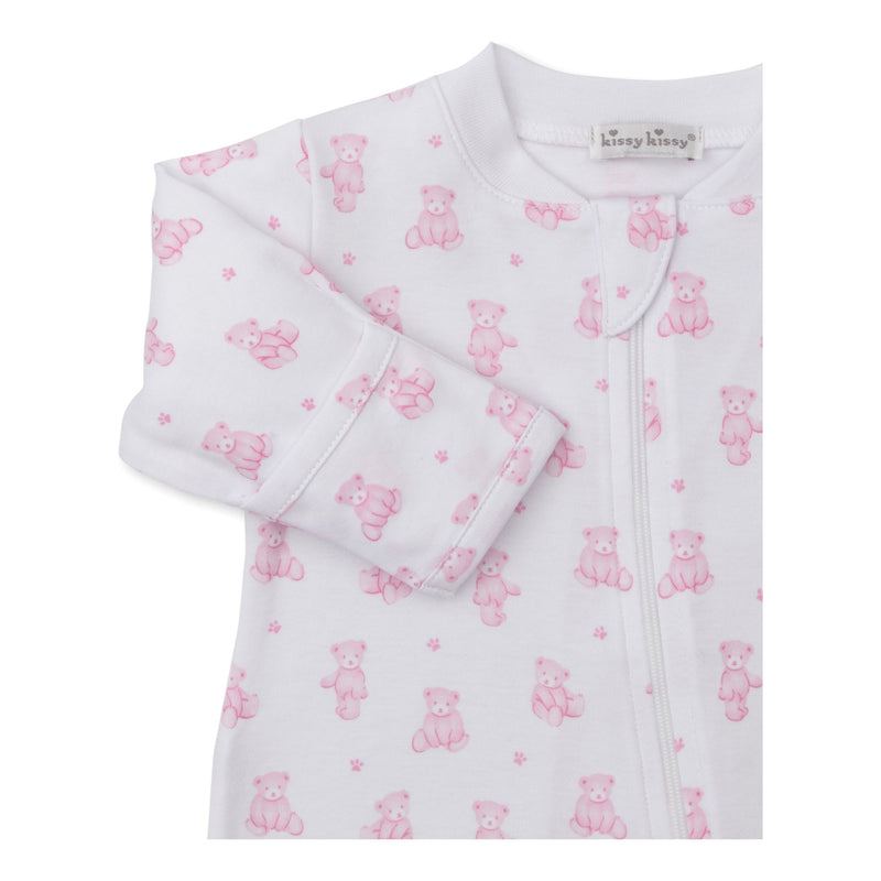 TEDDY BEAR TIME ZIP FOOTIE