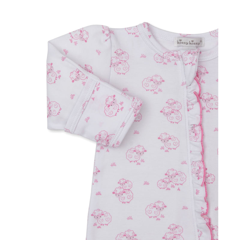 SWEET SHEEP ZIP FOOTIE