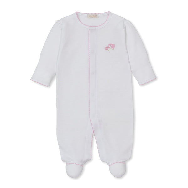 SWEET SHEEP EMBROIDERED FOOTIE