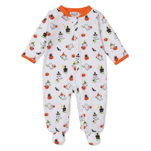 GHOSTLY CHEER ZIP FOOTIE