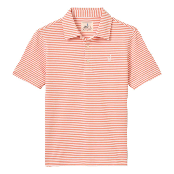 HUNTER POLO MADRAS ORANGE