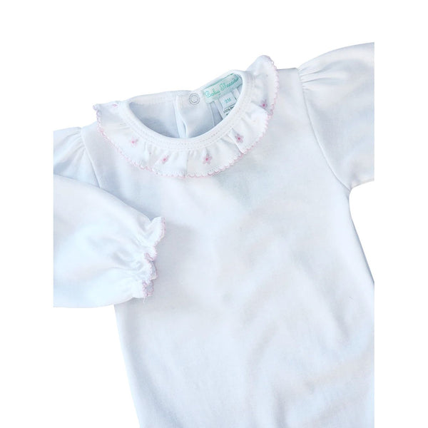 PINK FLOWER ONESIE SET