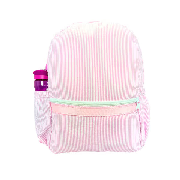 SEERSUCKER MEDIUM BACKPACK WITH POCKET