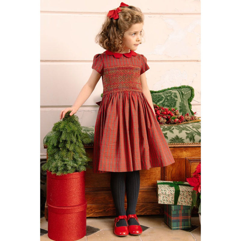 MARGUERITE TARTAN DRESS