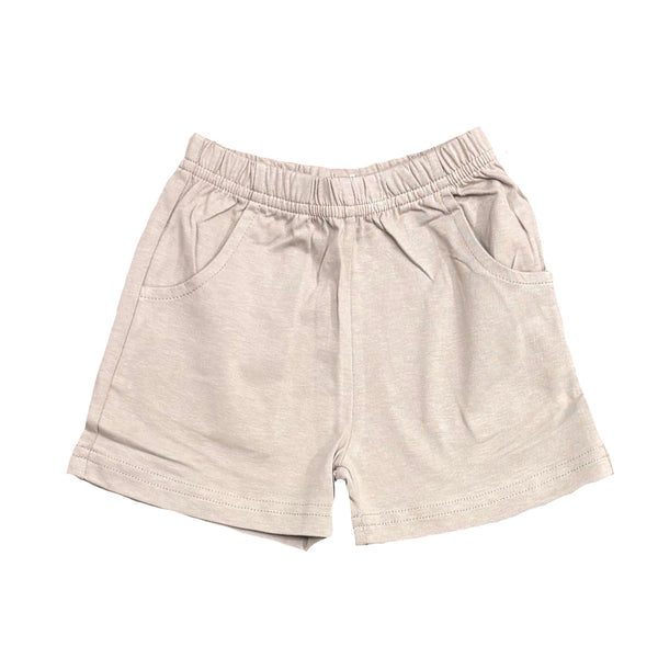 JERSEY SHORTS FRONT POCKETS - BLUE OR KHAKI
