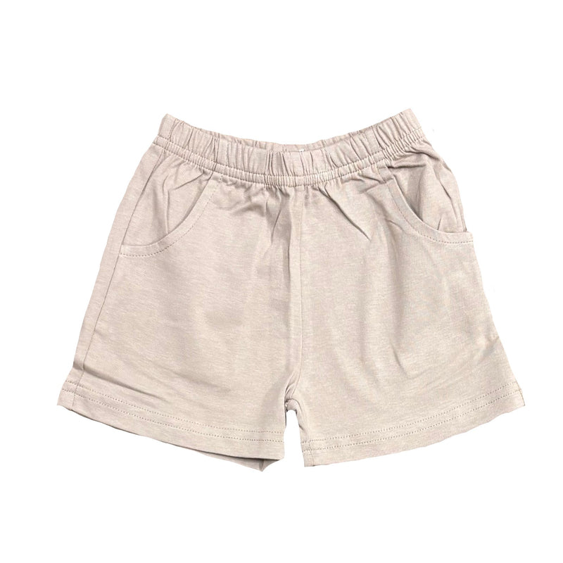 JERSEY SHORTS FRONT POCKETS - BLUE OR KHAKI