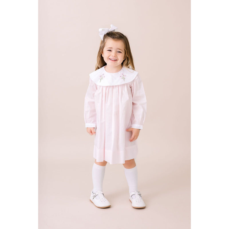 SANDRA LONG SLEEVE DRESS BLESSING PINK