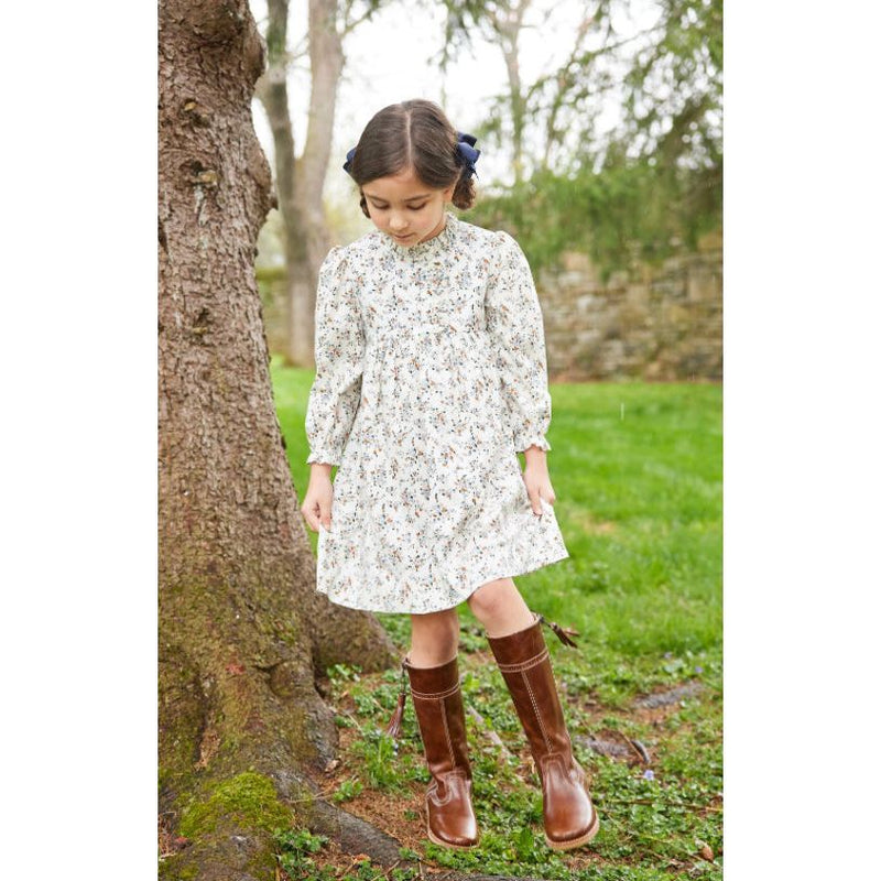 LONG SLEEVE BIRDIE DRESS BROWNFIELD