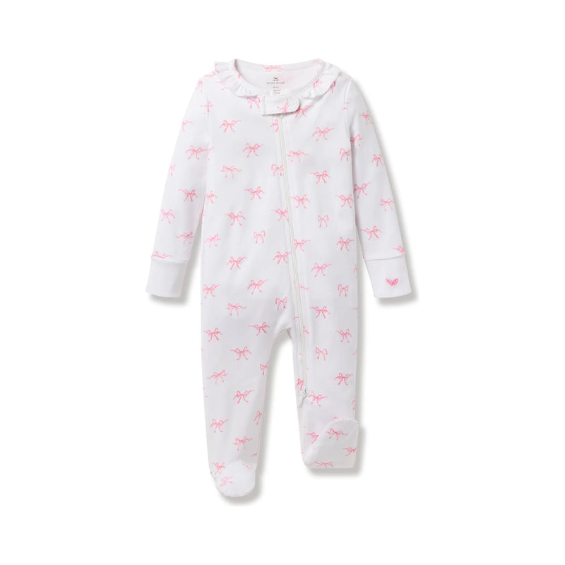 BABY PIMA ROMPER BLUSHING BOWS