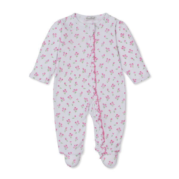 TIMELESS TULIPS ZIP FOOTIE