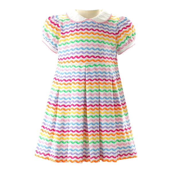 RAINBOW RIC RAC DRESS
