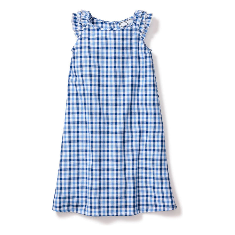 BLUE GINGHAM AMELIE NIGHTGOWN