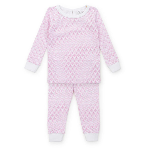 AVA PJ SCALLOPED PINK