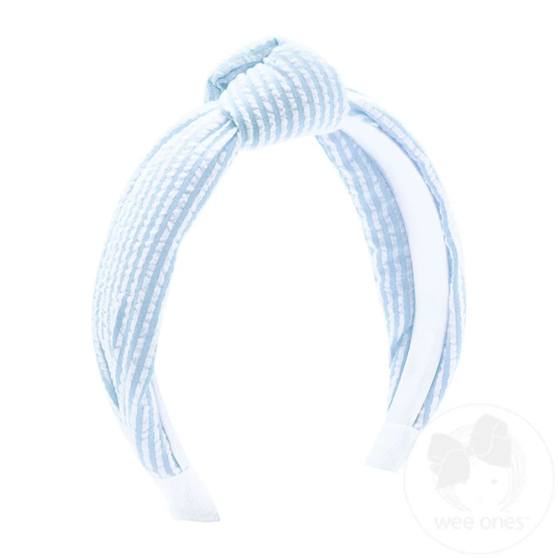 SEERSUCKER KNOT HEADBAND