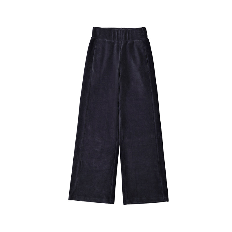 CORDUROY TROUSERS - -  PULL ON BLACK OR BLUE