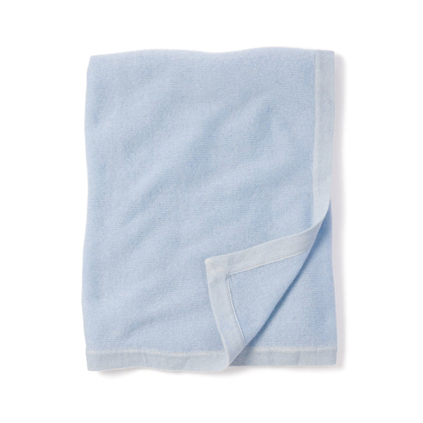 CASHMERE BABY BLANKET BLUE