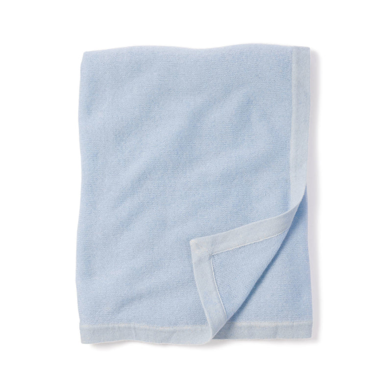 CASHMERE BABY BLANKET BLUE
