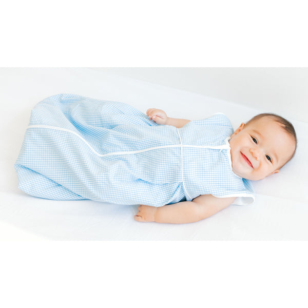 BLUE GINGHAM SLEEP SACK