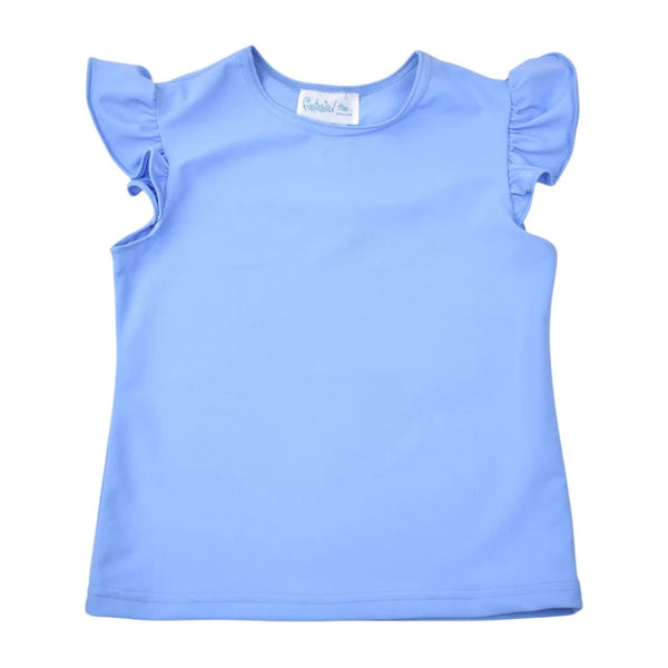 ANGEL SLEEVE TOP BLUE