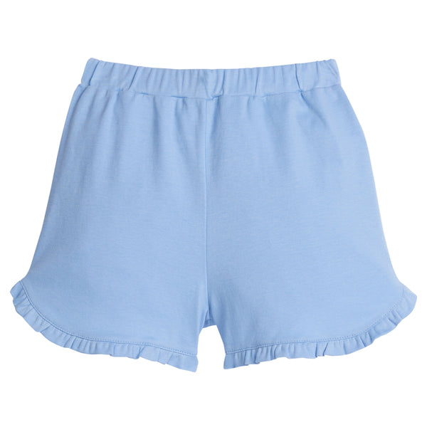 LIGHT BLUE TULIP KNIT SHORT