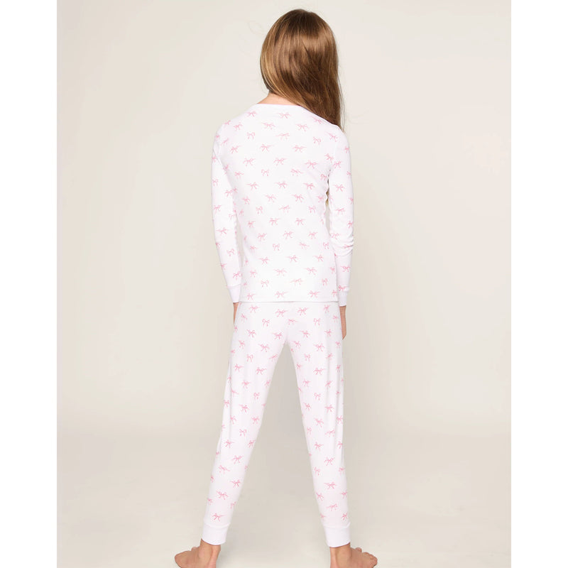 PIMA SNUG FIT PJ BLUSHING BOWS