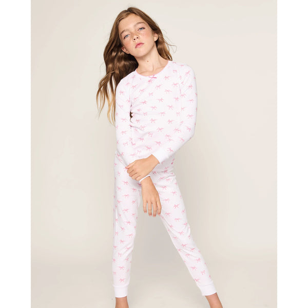 PIMA SNUG FIT PJ BLUSHING BOWS