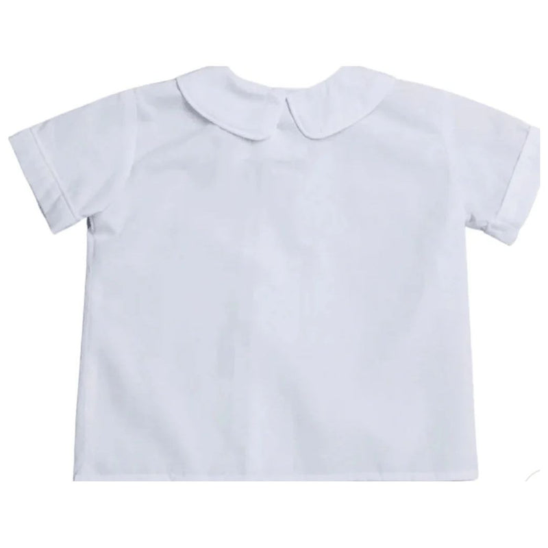 BOYS SHIRT WHITE PIPING