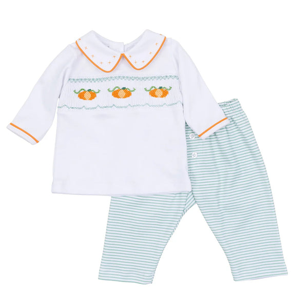 LIL' PUMPKIN CLASSIC SMOCK SET