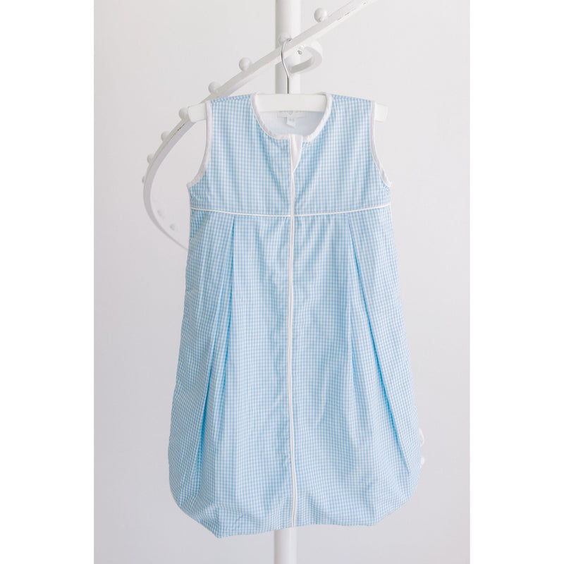 BLUE GINGHAM SLEEP SACK