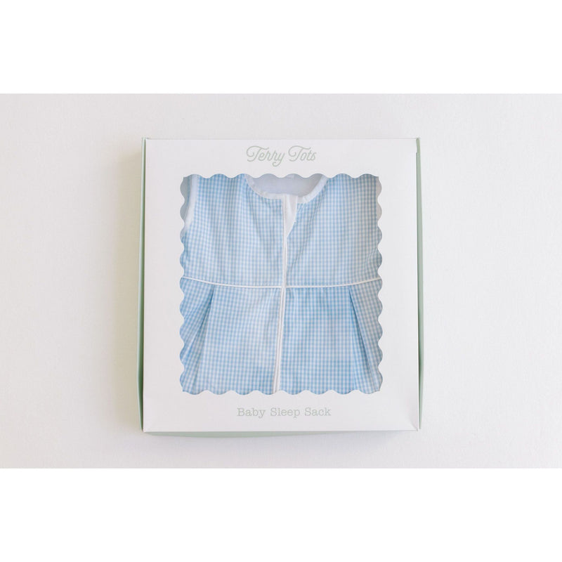 BLUE GINGHAM SLEEP SACK