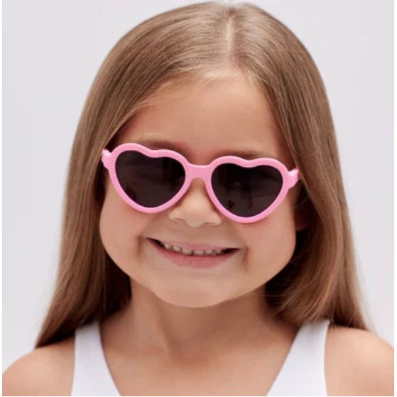ORIGINAL HEARTS SUNGLASSES - BUBBLEGUM