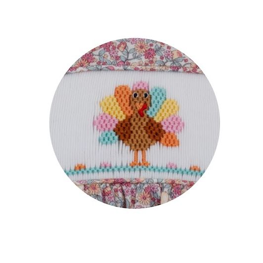 TURKEY GIRLS PINK FLORAL DRESS