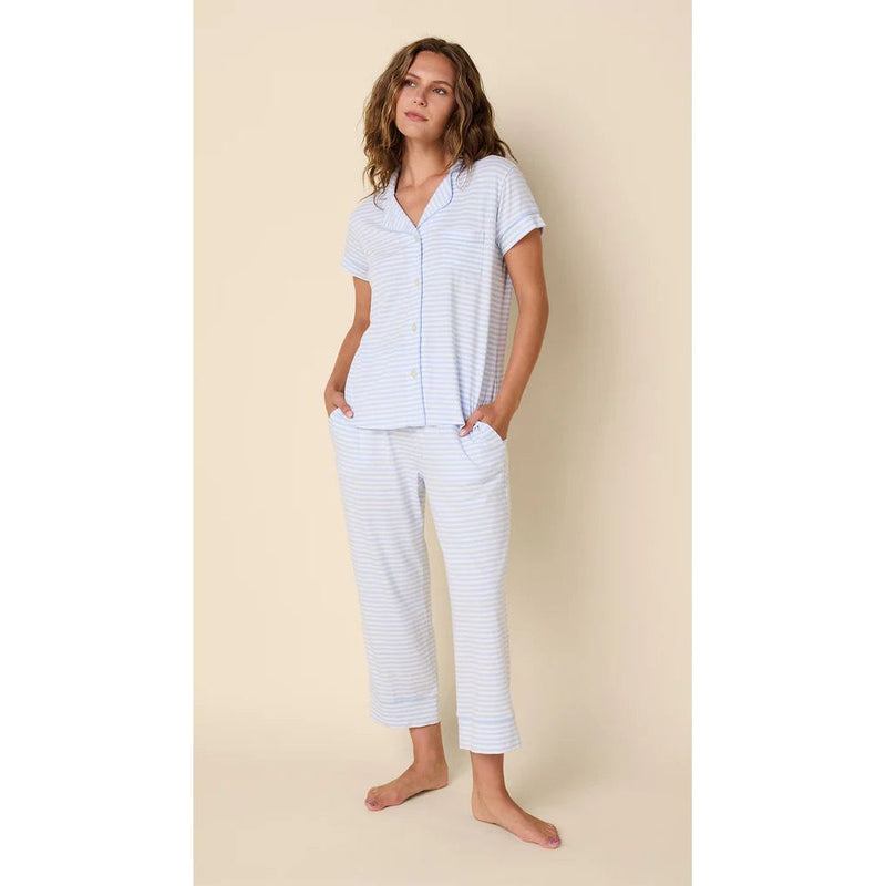 ESSENTIAL STRIPE PIMA CAPRI PJ