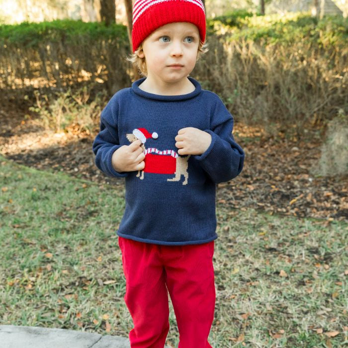 CHARLIE PANT RED CORD