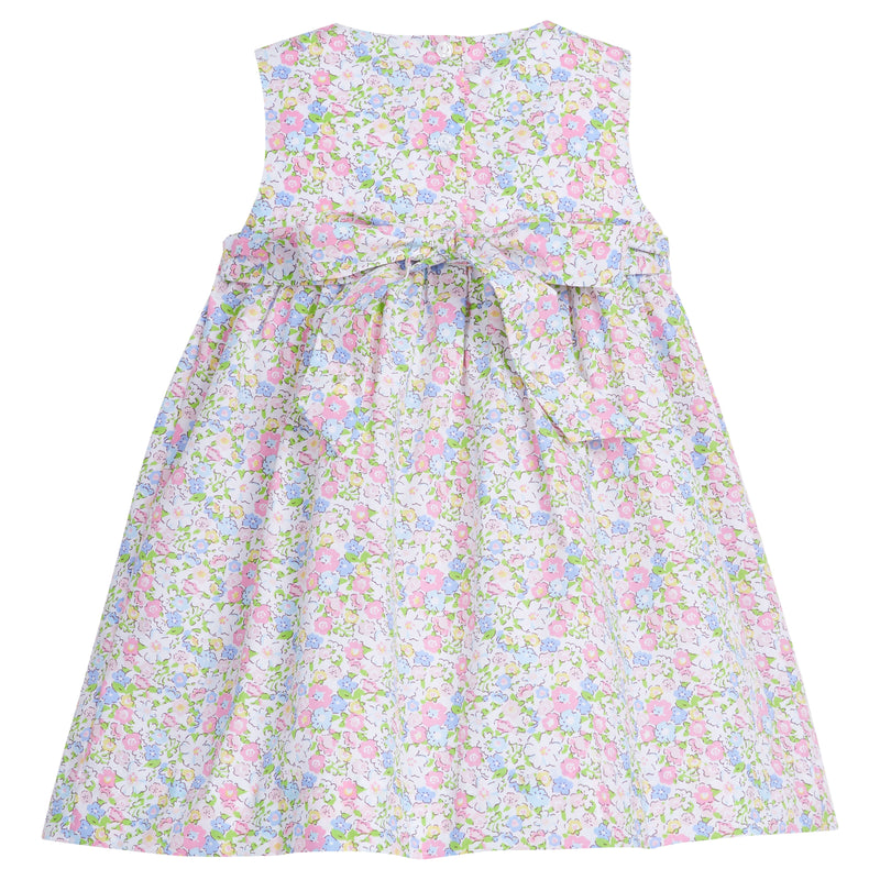 CHEEKWOOD FLORAL SMOCKED DRESS