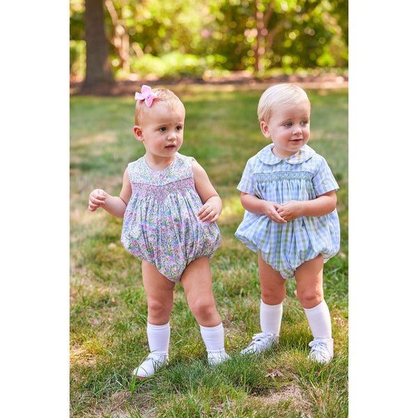 CHEEKWOOD FLORAL SMOCKED BUBBLE