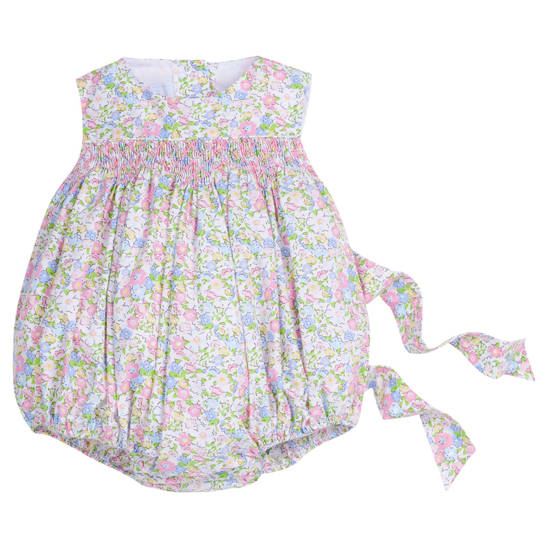 CHEEKWOOD FLORAL SMOCKED BUBBLE