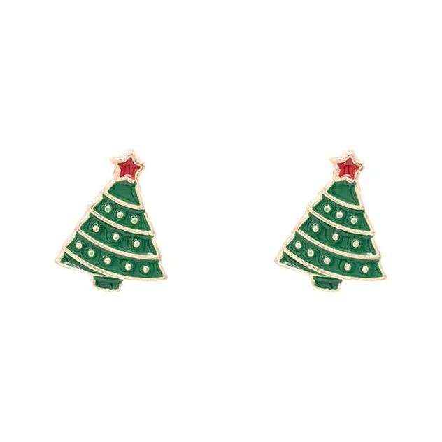 CHRISTMAS TREE EARRINGS