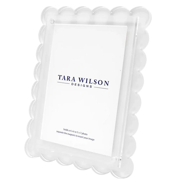 SCALLOP FRAME - CLEAR 5 X 7