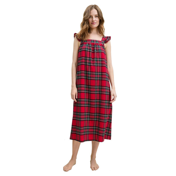 CLARA GOWN-- IMPERIAL TARTAN